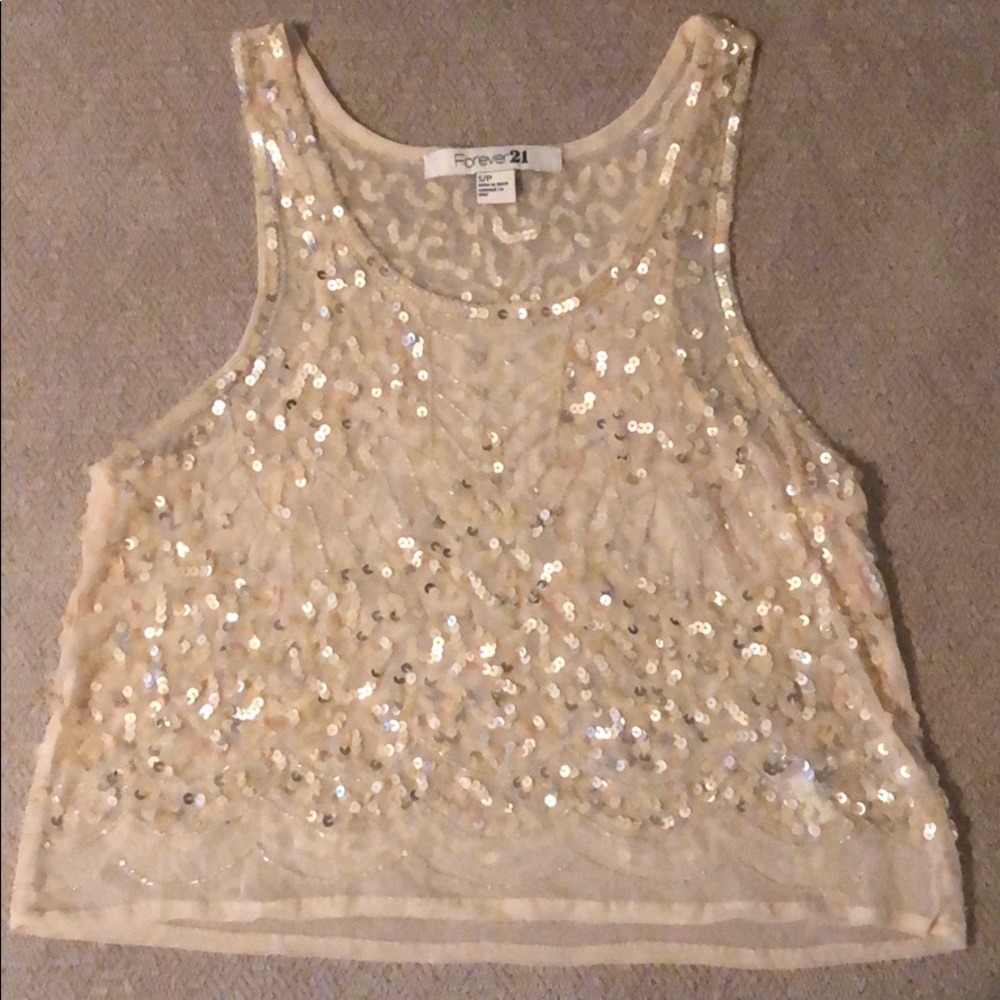 Sequin top